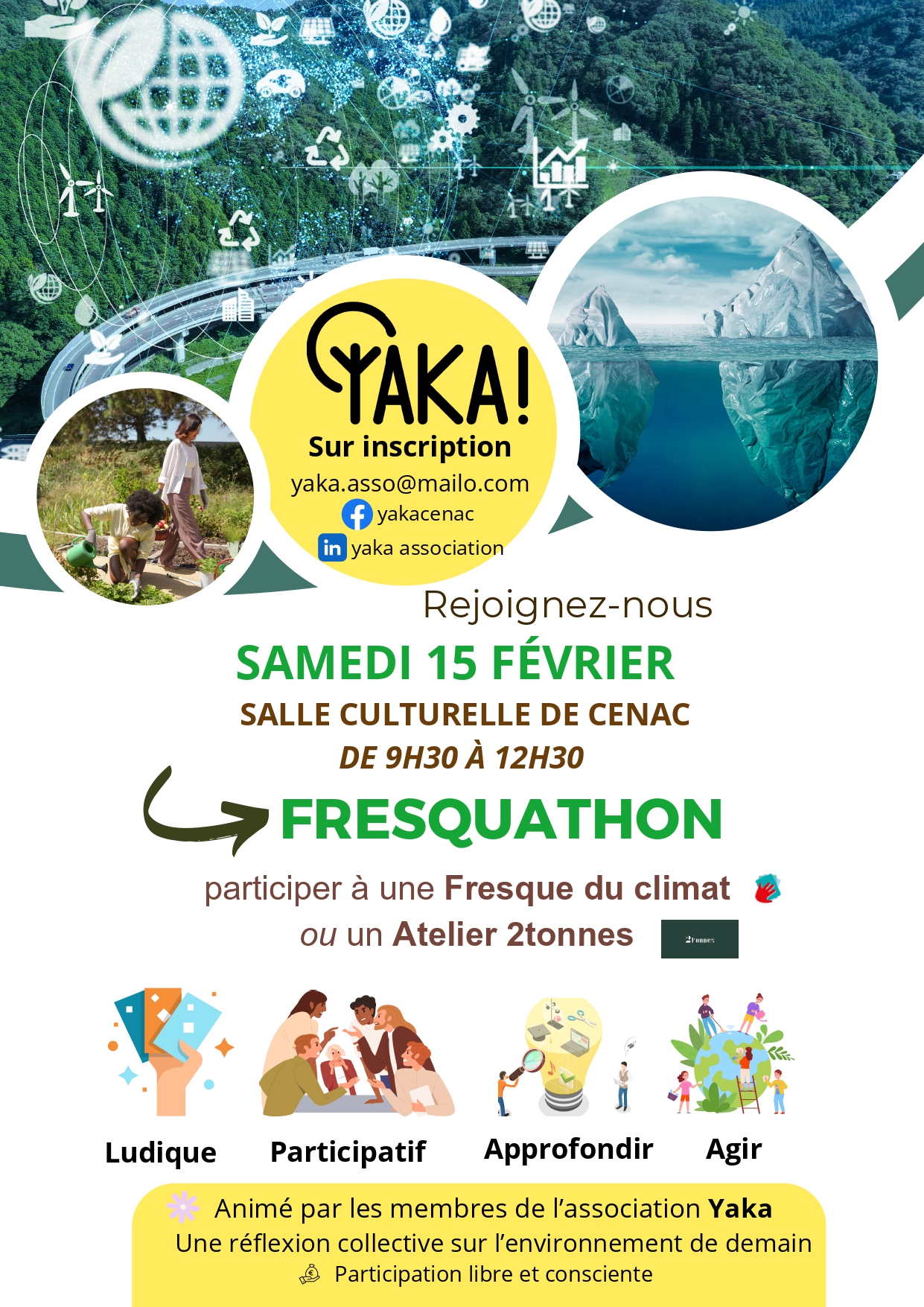 Fresquathon par l'association Yaka